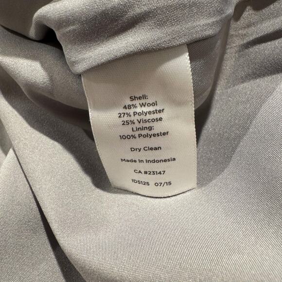 Talbots Womens Skirt Wool Pencil Straight Career Gray Size 8 KQ - Picture 3 of 4